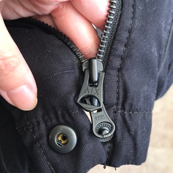 Vintage Y2K Armani Exchange Moto Jacket - Picture 4 of 8